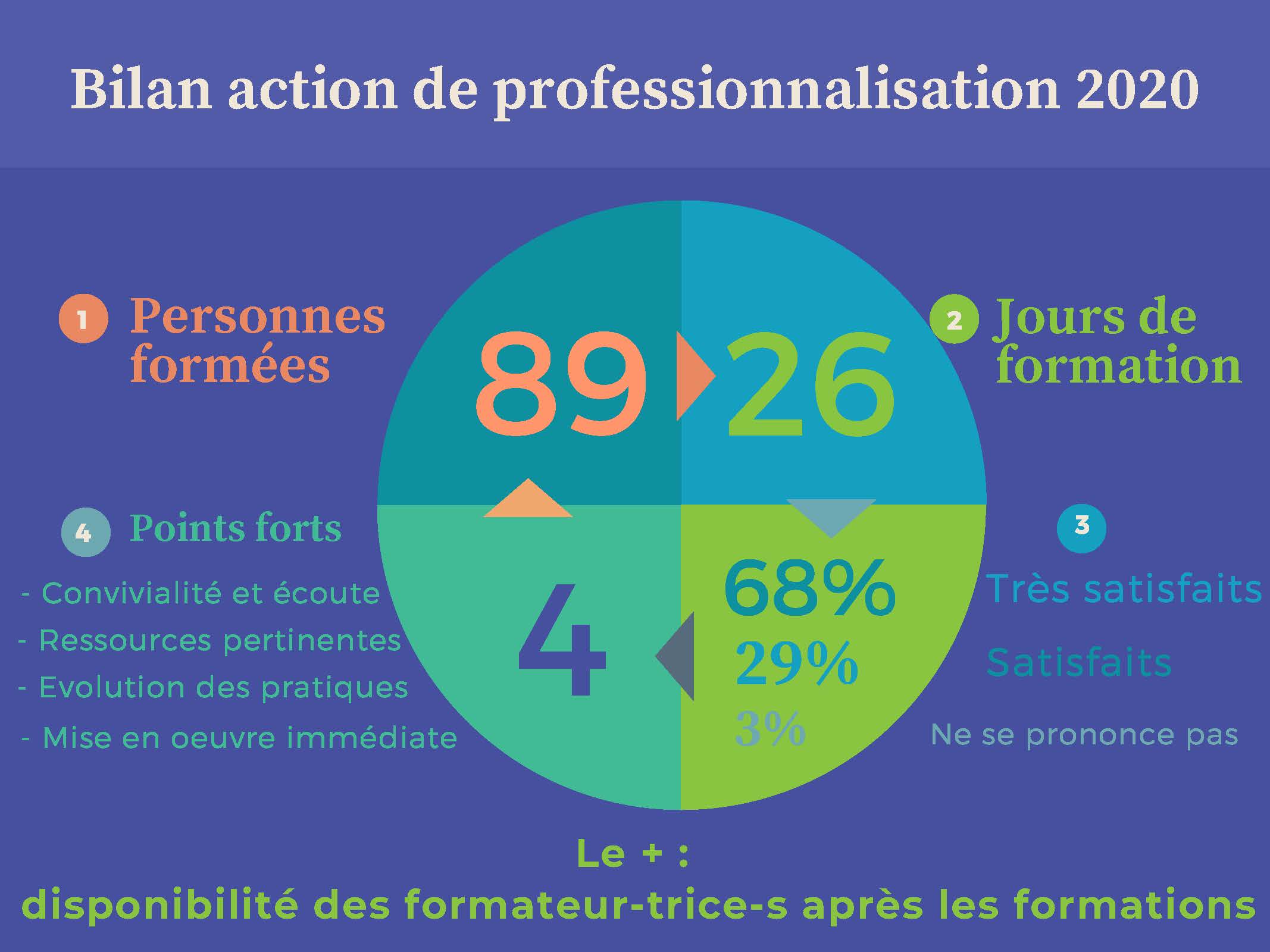 infographie bilan action de professionnalisation 2020